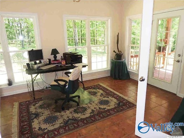 430 Timber Trl, Ashville, AL 35953 - view of tiled home office