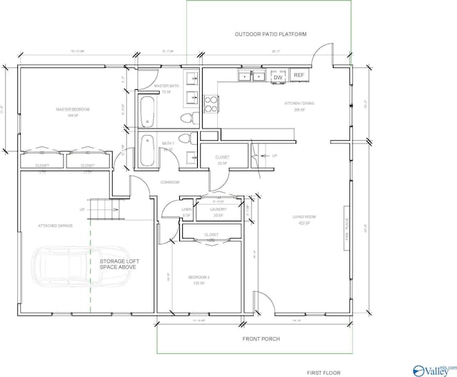 view of layout