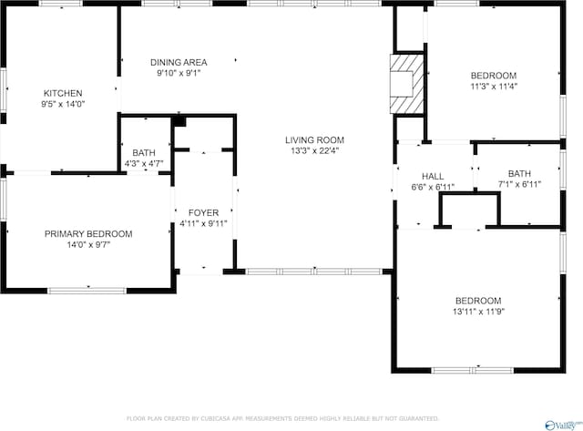 101 Arcade St, Gadsden, AL 35901 - view of home floor plan