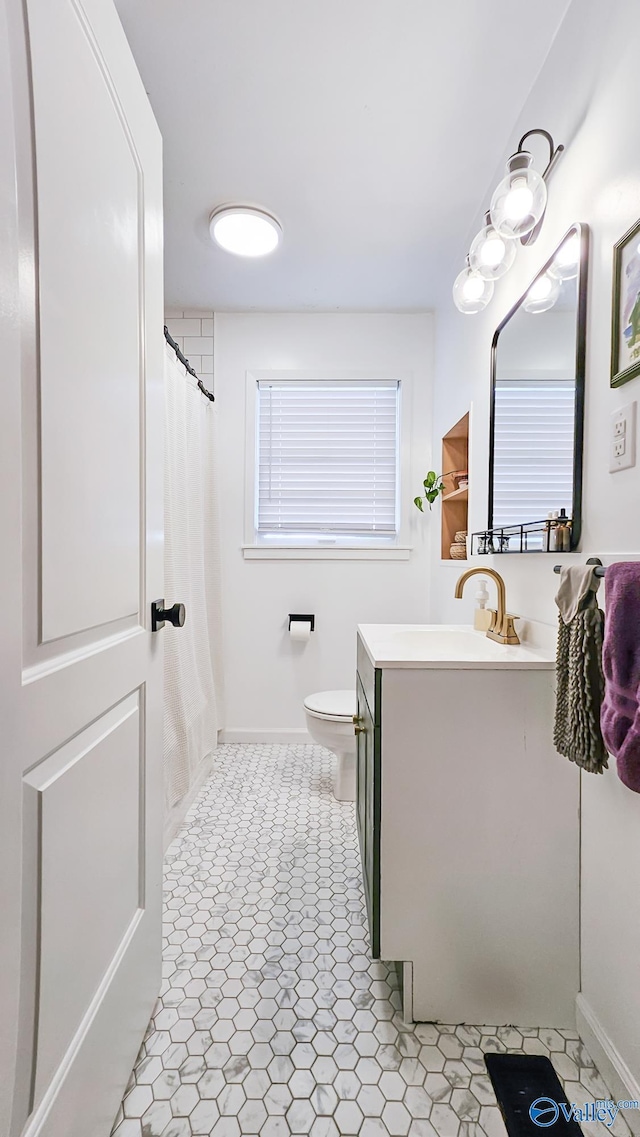 325 Crestview St, Athens, AL 35611 - full bathroom featuring vanity and a shower with curtain
