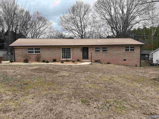 view of ranch-style home