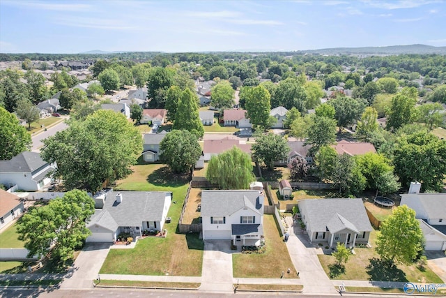 birds eye view of property featuring a residential view