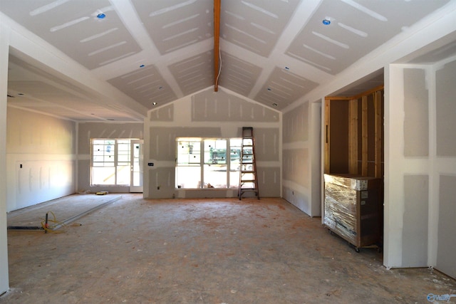 view of unfurnished living room