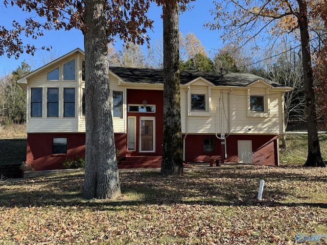 view of front of home