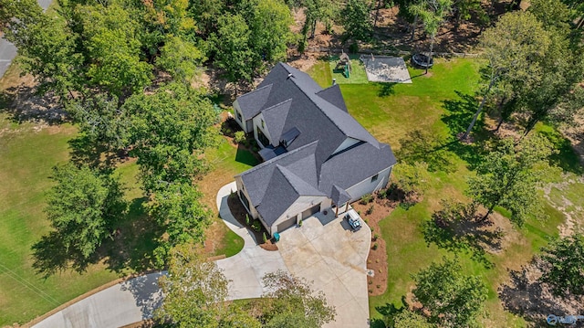 drone / aerial view
