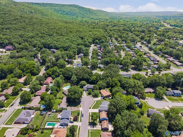 9410 Valley Ln, Huntsville, AL 35803 - aerial view of residential area featuring a forest