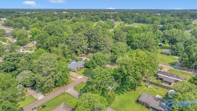 605 Hereford Dr, Athens, AL 35611 - aerial overview of property's location featuring a heavily wooded area