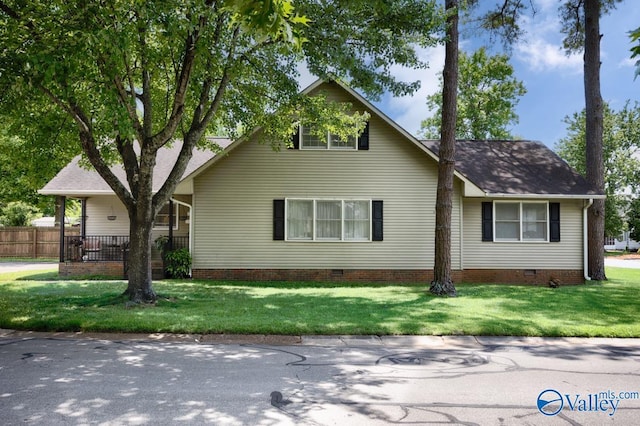 211 Kent Rd SW, Huntsville, AL 35801 - view of front of property with crawl space and roof with shingles