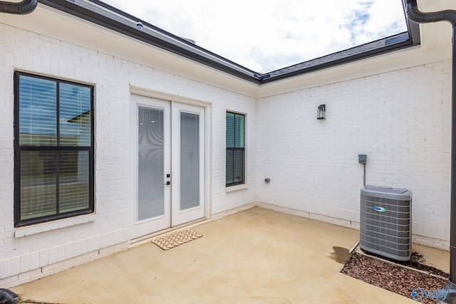 view of patio with cooling unit