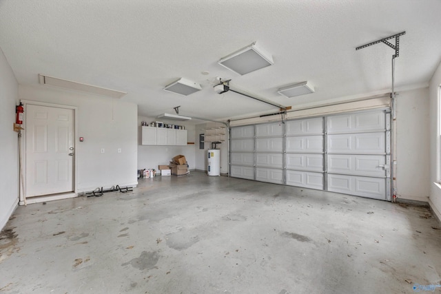 221 Badger Dr, Harvest, AL 35749 - garage with electric water heater, a garage door opener, and electric panel