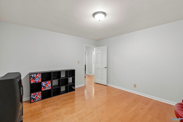 interior space with wood-type flooring