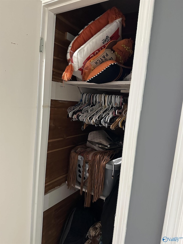 view of closet
