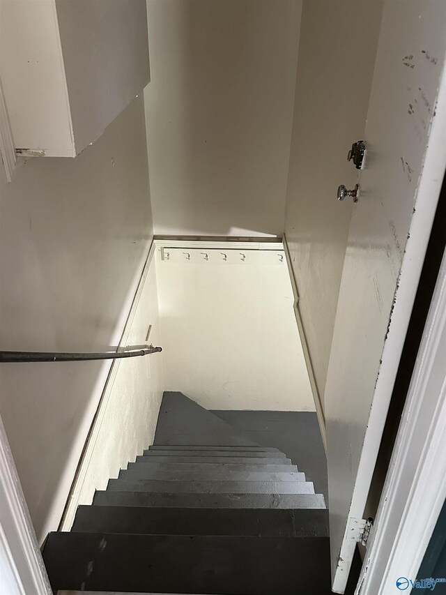 view of stairs