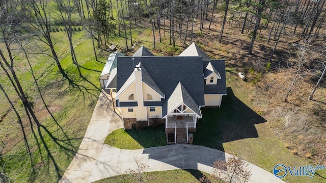 drone / aerial view