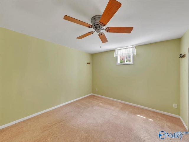1228 Matt Morrow Rd, Arab, AL 35016 - carpeted empty room with ceiling fan and baseboards