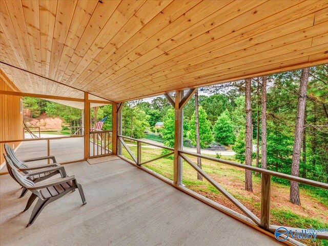 1228 Matt Morrow Rd, Arab, AL 35016 - deck with view of wooded area