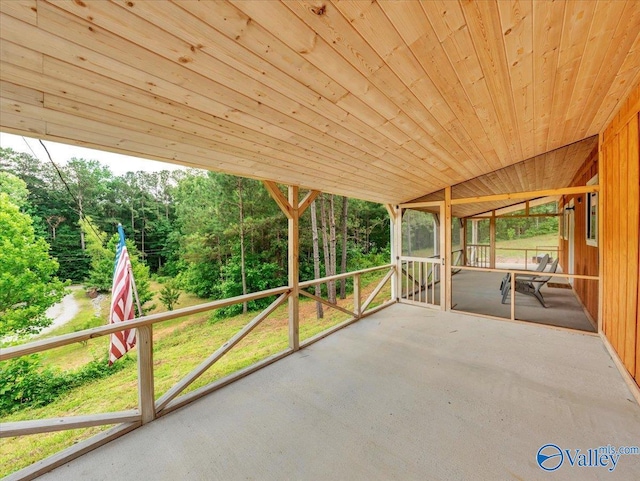 1228 Matt Morrow Rd, Arab, AL 35016 - unfurnished sunroom featuring lofted ceiling