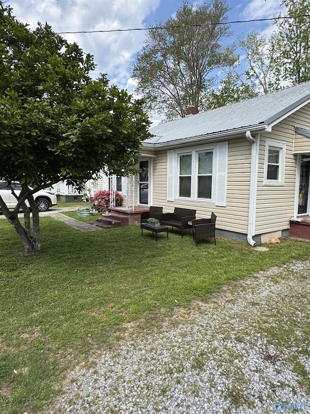 517 S Houston, Scottsboro, AL 35768 - exterior space with an outdoor living space