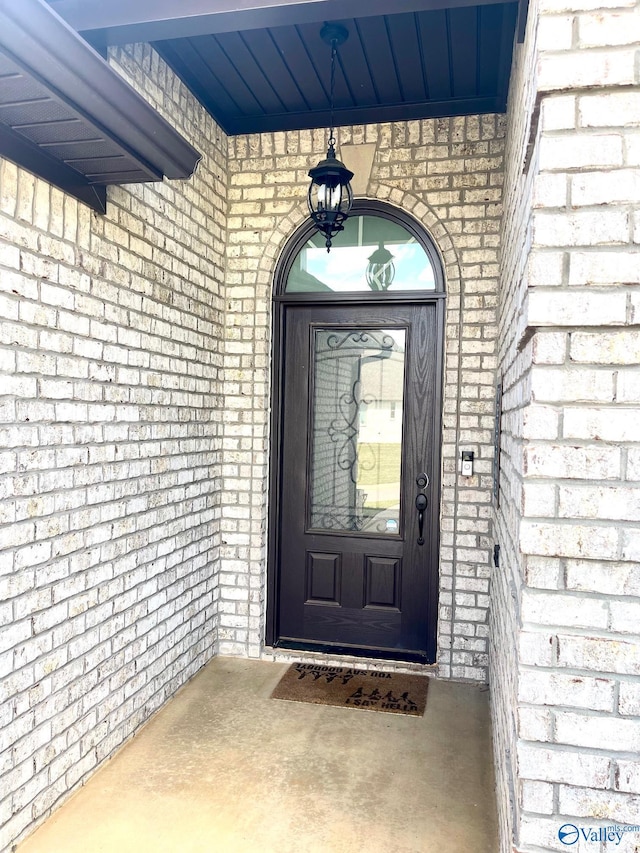 14537 Willow Bend Dr, Athens, AL 35613 - property entrance with brick siding