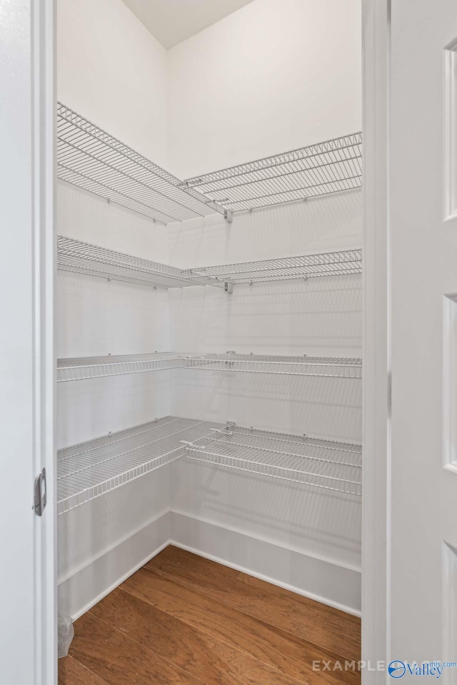 view of pantry