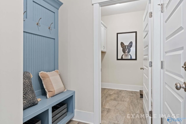 view of mudroom