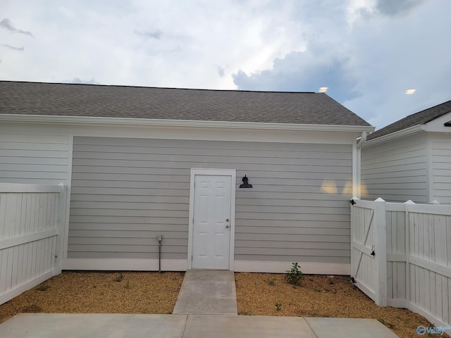 view of entrance to property