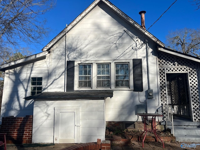 view of rear view of house