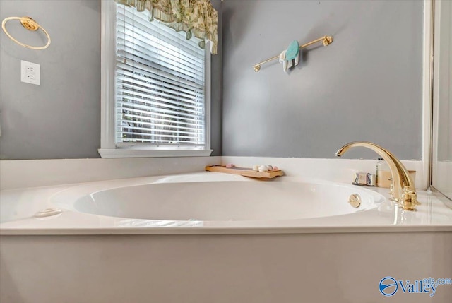 bathroom featuring a bathtub