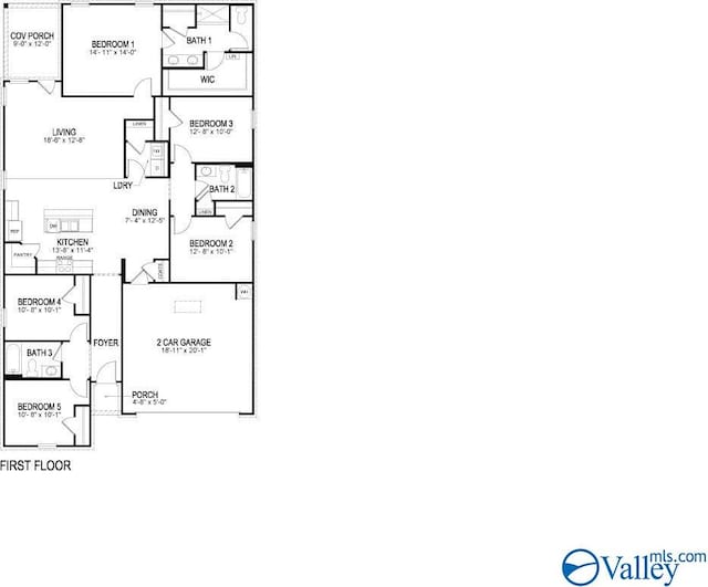 18876 Wicklow Cir, Athens, AL 35613 - floor plan