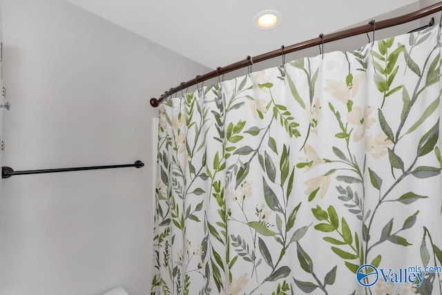 bathroom with walk in shower