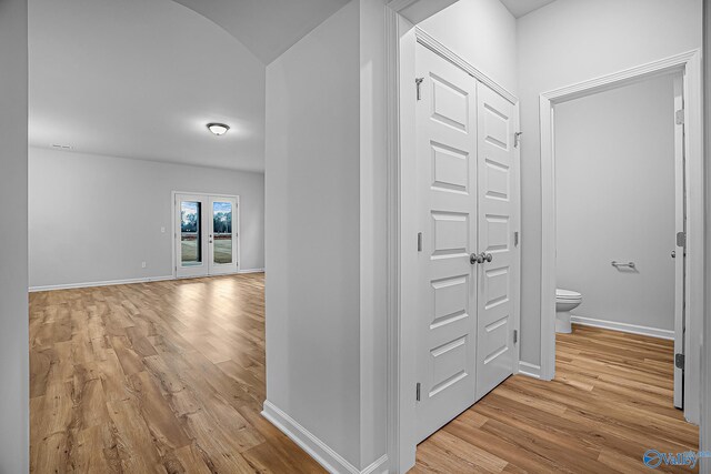 182 Saddle St, New Market, AL 35761 - hallway featuring light hardwood / wood-style floors