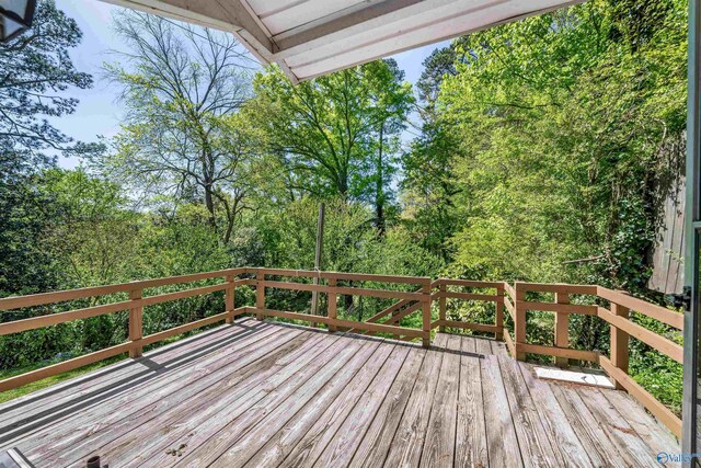 view of deck