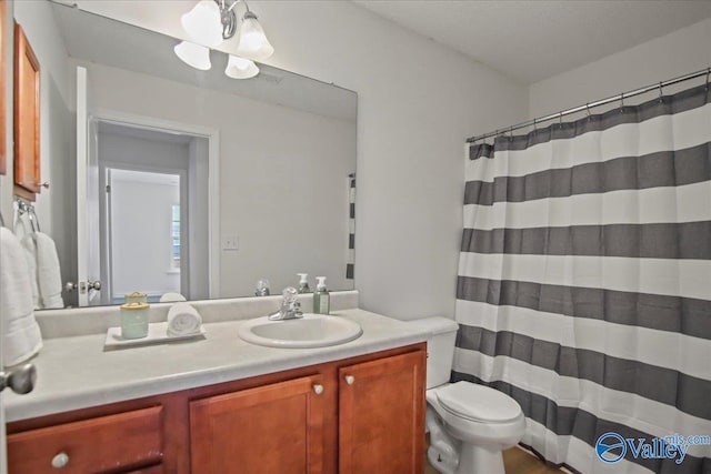 215 Shadow Ct SW, Huntsville, AL 35824 - bathroom featuring vanity and a shower with curtain