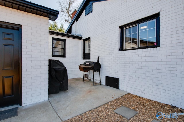 view of patio / terrace with grilling area