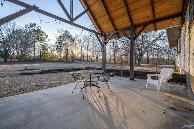 view of patio