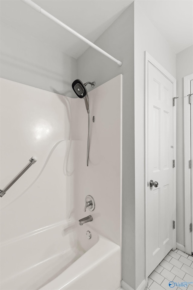 full bathroom featuring shower / tub combination