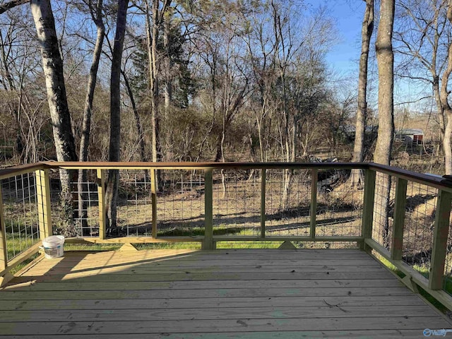 view of deck