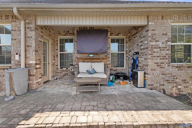 view of patio / terrace with an outdoor hangout area