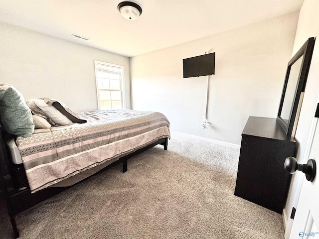 bedroom featuring carpet flooring