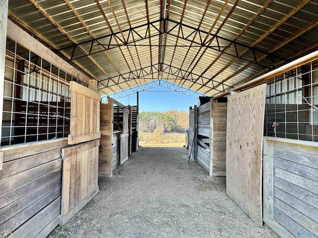 view of stable