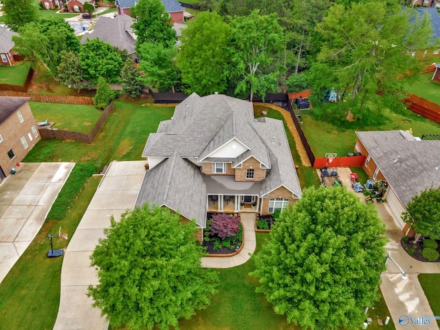 aerial view