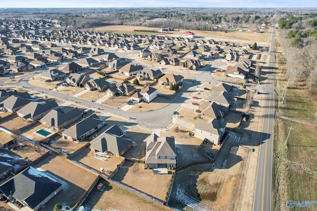 birds eye view of property featuring a residential view