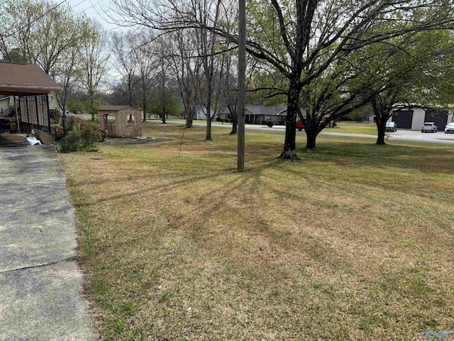 view of yard