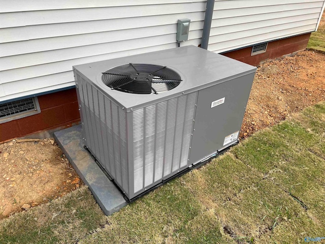 exterior details featuring cooling unit