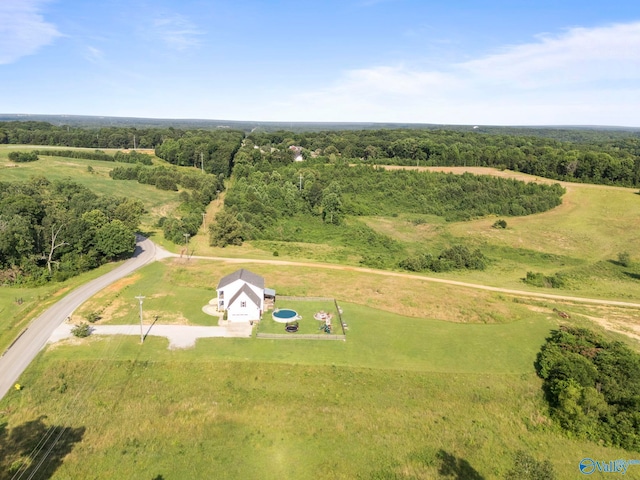 254 Whitlow Rd, Decatur, AL 35603 - view of rural area with a heavily wooded area