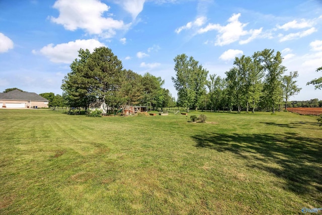 199 Ford Chapel Dr, Harvest, AL 35749 - view of grassy yard with a playground and a view of rural / pastoral area