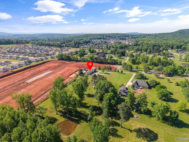 199 Ford Chapel Dr, Harvest, AL 35749 - aerial view of property's location with nearby suburban area and a forest