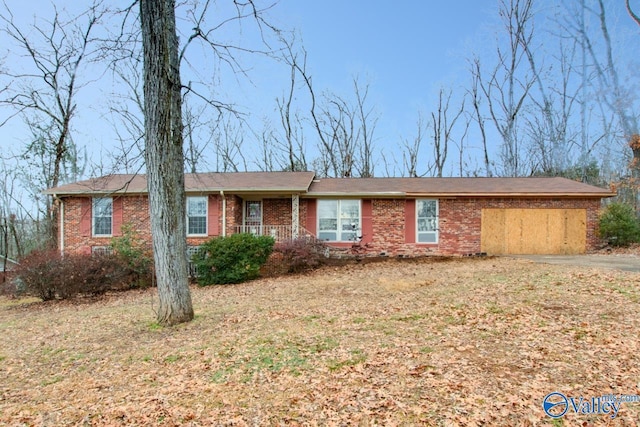 view of ranch-style home