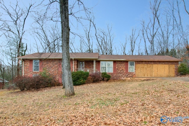 view of ranch-style home