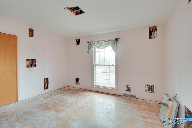 view of laundry area